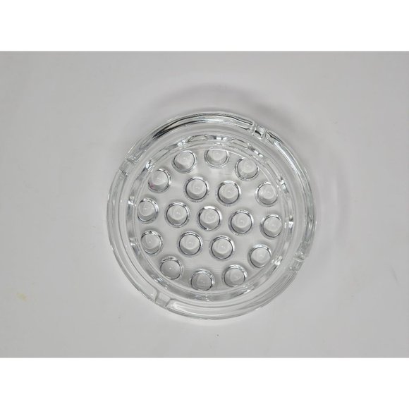 Libby Nob Hill Round Decorative Glass Ashtray - Picture 6 of 8